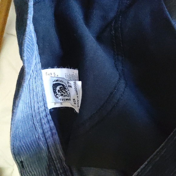 DIESEL Slate Blue Corduroy Jeans - Picture 4 of 4
